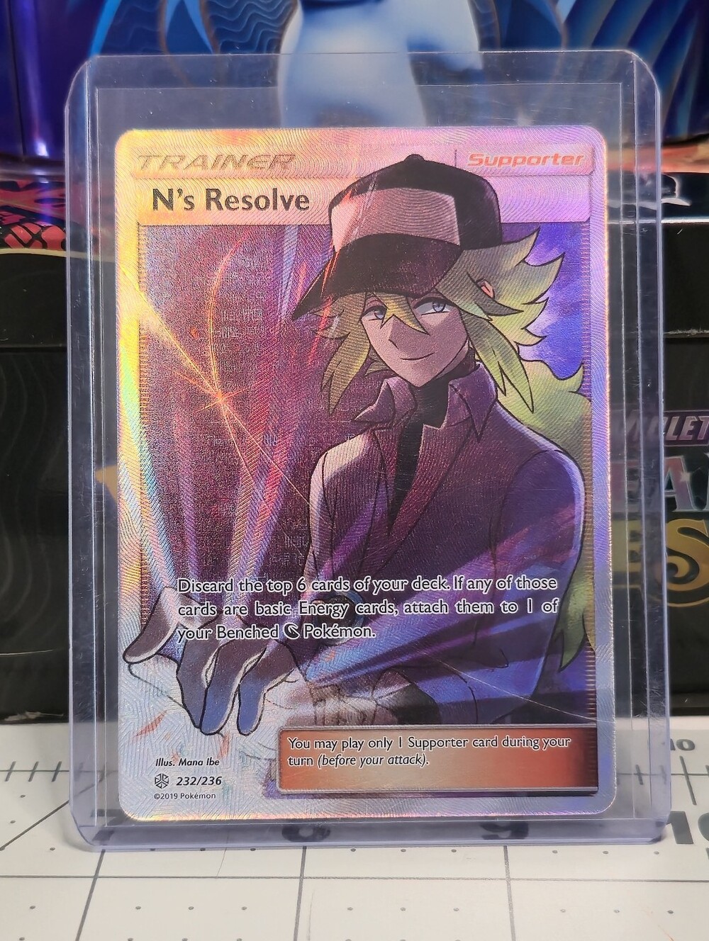 N's Resolve Full Art Pokémon Trainer Supporter Card